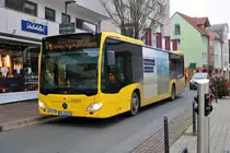 Vilbus Mercedes Benz Citaro 2 am 18.12.20 in Bad Vilbel Niddaplatz