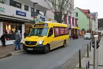 Vilbus Mercedes Benz Sprinter Kleinbus am 18.12.20 in Bad Vilbel Niddaplatz