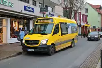 Vilbus Mercedes Benz Sprinter Kleinbus am 18.12.20 in Bad Vilbel Niddaplatz