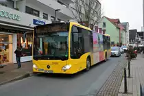 Vilbus Mercedes Benz Citaro 2 am 18.12.20 in Bad Vilbel Niddaplatz