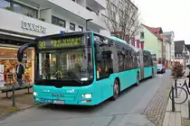 ICB MAN Lions City G Wagen 408 am 18.12.20 in Bad Vilbel Niddaplatz 