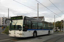 Citaro 89 von Eurobus an der Haltestelle Bhf. Oerlikon Ost am 03.11.2010.