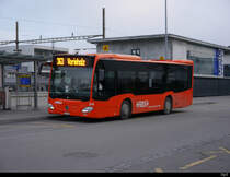 RBS - Mercedes Citaro Nr.214  BE 800214 in Lyss unterwegs am 18.12.2020