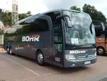 Mercedes Travego von Bohr aus Deutschland im Stadthafen Sassnitz am 01.09.2018