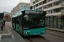 Neuer ICB Solaris Urbino 12 Wagen 570 am 21.12.20 in Frankfurt am Main