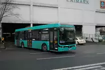 Transdev Rhein Main Ebusco Elektrobus Wagen 4510 am 21.12.20 in Frankfurt am Main Nordwestzentrum 