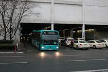 Transdev Rhein Main Mercedes Benz Citaro K Wagen 4203 am 21.12.20 in Frankfurt am Main Nordwestzentrum