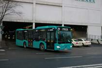 Transdev Rhein Main Mercedes Benz Citaro K Wagen 4203 am 21.12.20 in Frankfurt am Main Nordwestzentrum