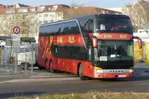 HAK BUS_ Setra S 431 DT, '0482AG'. Berlin im Dezember 2020.