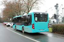 Transdev Rhein Main Mercedes Benz Citaro K Wagen 4203 am 21.12.20 in Frankfurt am Main Kalbach