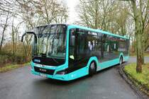 Nagelneuer ICB MAN Lions City Wagen 535 am 21.12.20 in Frankfurt am Main Bergen Ost  