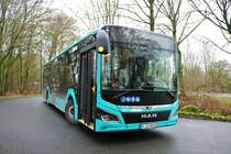 Nagelneuer ICB MAN Lions City Wagen 535 am 21.12.20 in Frankfurt am Main Bergen Ost