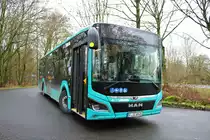 Nagelneuer ICB MAN Lions City Wagen 535 am 21.12.20 in Frankfurt am Main Bergen Ost