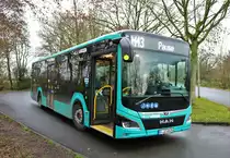 Nagelneuer ICB MAN Lions City Wagen 535 am 21.12.20 in Frankfurt am Main Bergen Ost