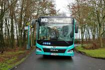 Nagelneuer ICB MAN Lions City Wagen 535 am 21.12.20 in Frankfurt am Main Bergen Ost