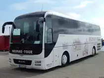MAN Lion's Coach von Weimar-Tour aus Deutschland im Stadthafen Sassnitz am 02.09.2018