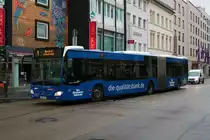 ESWE Verkehr Mercedes Benz Citaro 2 G Wagen 331 am 28.12.20 in Wiesbaden Marktplatz