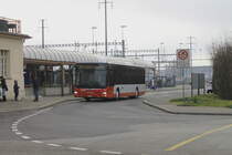 Stadtbus Winterthur Nr. 235 (MAN A21 Lion's City) am 19.12.2020 beim Bhf. Oberwinterthur