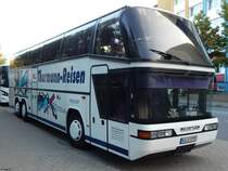Neoplan Spaceliner von Pakull-Thormann Reisen aus Deutschland in Neubrandenburg am 04.09.2018
