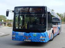 MAN Lion's City der MVVG in Waren am 09.09.2018