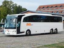 Mercedes Travego von BVB.net aus Deutschland in Waren am 09.09.2018