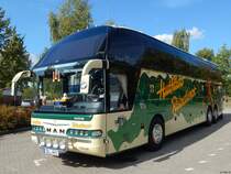 Neoplan Starliner von Hutfilters Reisedienst aus Deutschland in Waren am 09.09.2018