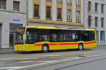 Mercedes Citaro 69, auf der Linie 37, wartet an der Endstation am Aeschenplatz. Die Aufnahme stammt vom 01.01.2021.