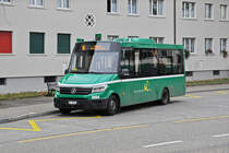K Bus 8604, auf der Linie 45, wartet an der Endstation an der Habermatten. Die Aufnahme stammt vom 02.01.2021.