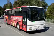 Bus Aue / Bus Erzgebirge: MAN ÜL (ERZ-VB 555) der RVE (Regionalverkehr Erzgebirge GmbH), aufgenommen im Oktober 2020 im Stadtgebiet von Aue (Sachsen).