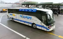 To Europe/ 'Dein Bus.de' mit einem Setra S 516 HD.Berlin ZOB im Januar 2018.