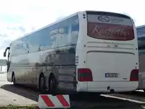 MAN Lion's Coach von Altan AV Reisen aus Deutschland im Stadthafen Sassnitz am 15.09.2018