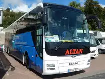 MAN Lion's Coach von Altan AV Reisen aus Deutschland im Stadthafen Sassnitz am 15.09.2018
