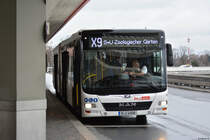 23.12.2018 | Berlin, Flughafen Tegel | MAN Lion's City | BVG | B-V 4908 | 