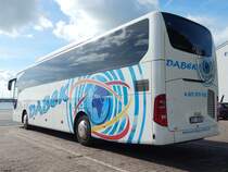 Mercedes Tourismo von Dabek aus Polen im Stadthafen Sassnitz am 16.09.2018