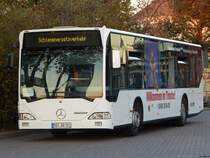 Mercedes Citaro I von B.B.-Reisen aus Deutschland in Neubrandenburg am 18.09.2018