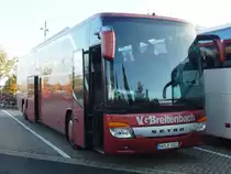 Setra 417 GT-HD der Verkehrsgesellschaft Breitenbach aus Deutschland in Hannover am 24.09.2018