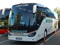 Setra 515 HD von Weidinger aus Österreich in Hannover am 24.09.2018