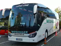 Setra 515 HD von Weidinger aus Österreich in Hannover am 24.09.2018