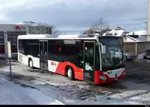 CJ - Mercedes Citaro Nr. 129  JU  25762 in Saignelégier am 20.01.2021