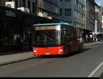 FuniCar Biel - MAN Lion`s City  BE  99306 unterwegs in der Stadt Biel am 20.01.2021