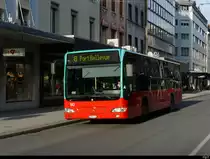 VB Biel - Mercedes Citaro Nr.182 BE 654182 unterwegs in der Stadt Biel am 20.01.2021