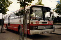 Aus den 90-er Jahren: Mercedes O 303 15 KHP  DB , Bretten