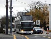 Setra S431 DT, Betreiber unbekannt, Potsdam 22.Jan.2021