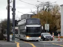 Setra S431 DT, Betreiber unbekannt, Potsdam 22.Jan.2021