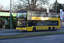 15.02.2019 | Berlin, Zehlendorf | MAN Lion's City DD | BVG | B-V 3542 | 