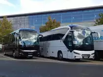 MAN Lion's Coach und Neoplan Tourliner Vorführwagen in Hannover auf der IAA am 24.09.2018