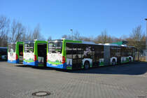 16.02.2019 | Werder / Havel (Brandenburg) | regiobus PM | PM-RB 302 / PM-RB 308 / PM-RB 168 | Mercedes Benz Citaro II Hybrid + Mercedes Benz Citaro II GÜ |