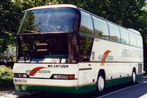 Aus den 90-er Jahren: Neoplan Cityliner N 116  Hirsch - Fischer , Karlsruhe