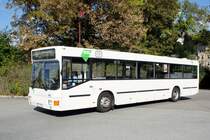 Bus Aue / Bus Erzgebirge: MAN EL (ASZ-BV 45) der RVE (Regionalverkehr Erzgebirge GmbH), aufgenommen im Oktober 2020 am Bahnhof von Aue (Sachsen).