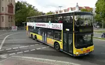MAN Lion's City DD der BVG, Wagen '3353' (DL08), hier als 185, Richtung S- Lichterfelde Süd. Berlin, Friedrich-Wilhelm Platz im Oktober 2019.